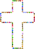 Prismatic Hearts Cross. 3