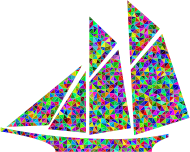 Prismatic Low Poly Sailboat