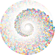 Colorful Swirling Circles Vortex 3