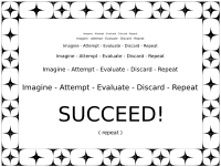 A Recipe for Success