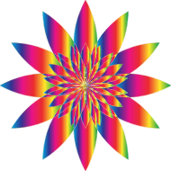 Chromatic Flower 9 No Background