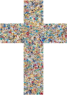 Psychedelic Tiled Cross