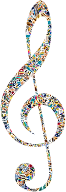 Psychedelic Tiled Clef