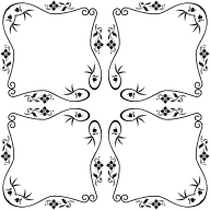 Decorative Vintage Style Frame 17