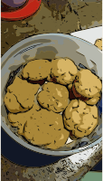 Moms peanut butter cookies