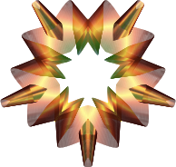 Prismatic Star Line Art No Background