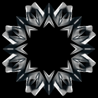 Prismatic Star Line Art 3