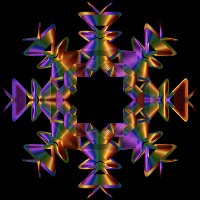 Prismatic Star Line Art 4