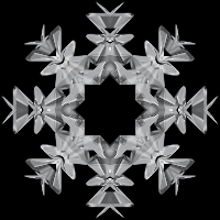 Prismatic Star Line Art 4 Variation 2