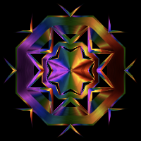 Prismatic Star Line Art 5 Variation 3