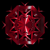 Prismatic Star Line Art 5 Variation 4