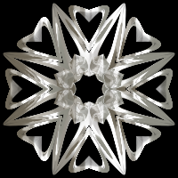 Prismatic Star Line Art 6