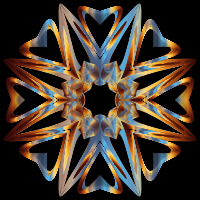 Prismatic Star Line Art 6 Variation 2
