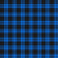 Checker Plaid Cloth Black and Blue 