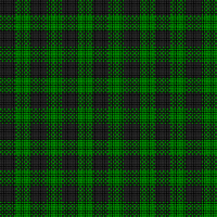 Checker Plaid Cloth Black Green