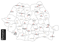 Romania Map