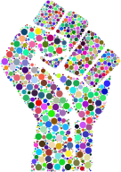 Colorful Fist Circles