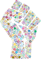 Colorful Fist Circles 5