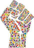 Colorful Fist Circles 6