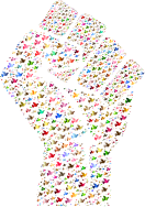 Colorful Fistful Of Doves 4