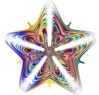 Prismatic Star Line Art 5 No Background