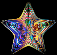 Prismatic Star Line Art 6