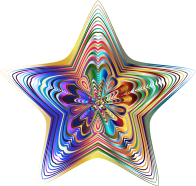Prismatic Star Line Art 6 No Background