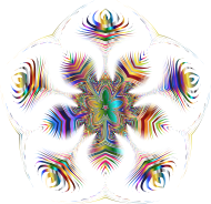 Prismatic Star Line Art 7 No Background