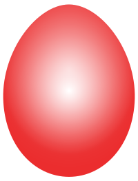 Red Easter Egg