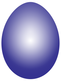 Purple Easter Egg