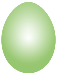 Lime Green Easter Egg