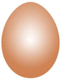 Brown Easter Egg