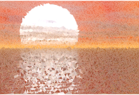 Low Poly Sunset Reflection