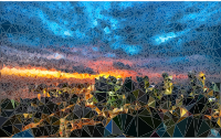 Low Poly New York Skyline