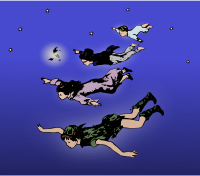 Peter Pan Flying