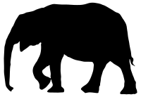 Elephant Silhouette
