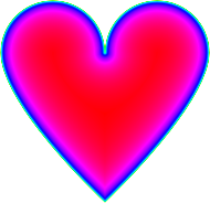 Glowing Traditional Heart