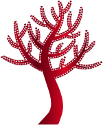 Colorful Valentine Hearts Tree 12 No Background