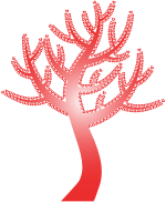 Colorful Valentine Hearts Tree 13 No Background