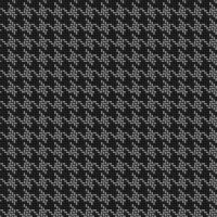 Hounds-tooth Fabric Gray Black