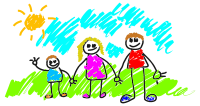 Stick Figure Family