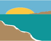 Simple Beach Landscape