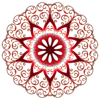 Prismatic Flourish Snowflake 3 No Background