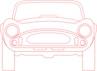 Shelby Cobra blueprint