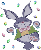 Easter Bunny And Eggs