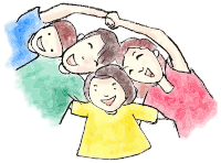 Charcoal And Watercolor Family