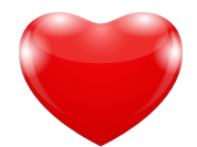 Bright Red Shiny Heart