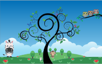 Animals Flourish Landscape
