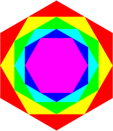 Colorful Hexagons 2-18-2016