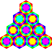 Triangle of Hexagons